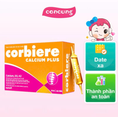 Thực phẩm bảo vệ sức khỏe Canxi Corbiere (Calcium) Plus