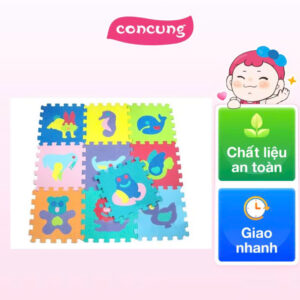 Thảm xốp cao cấp hình thú (30x30cm, 10 miếng)
